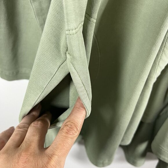 J. Jill Pure Jill Limestone Green Organic Cotton‎ Cardigan Pockets NWT SZ PM - Picture 5 of 9